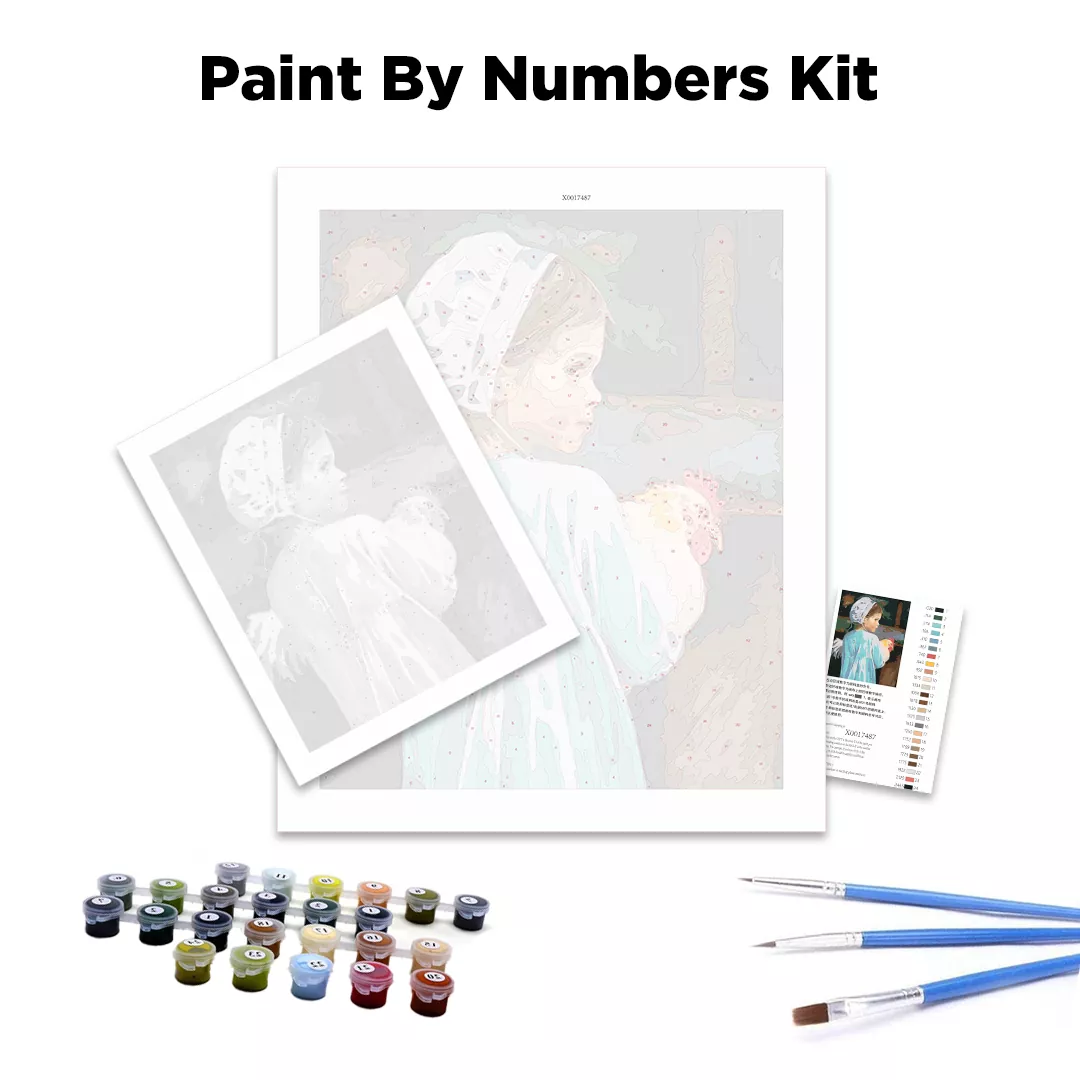 Disney Baby Minnie Mouse Paint By Numbers kit contents