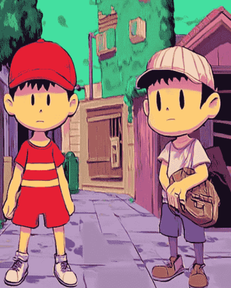 Earthbound Game Art Diamond Painting