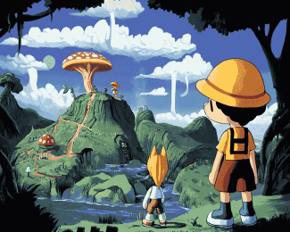 Earthbound Game-Inspired Diamond Painting