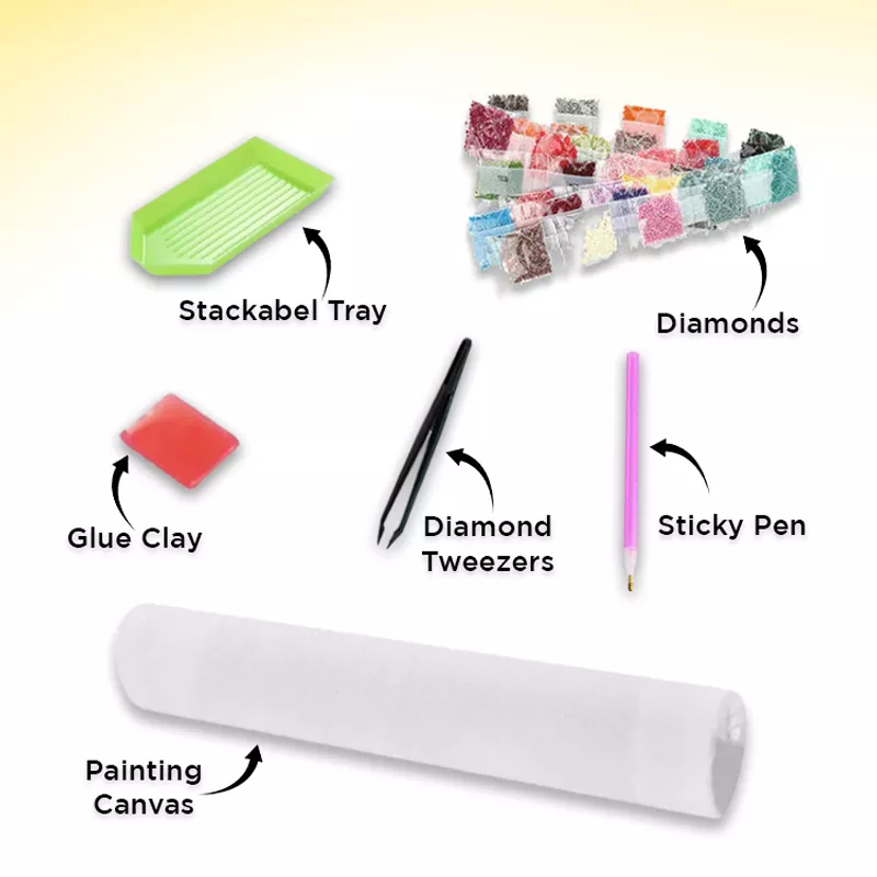 Violet Evergarden themed diamond painting kit with Hodgins influence