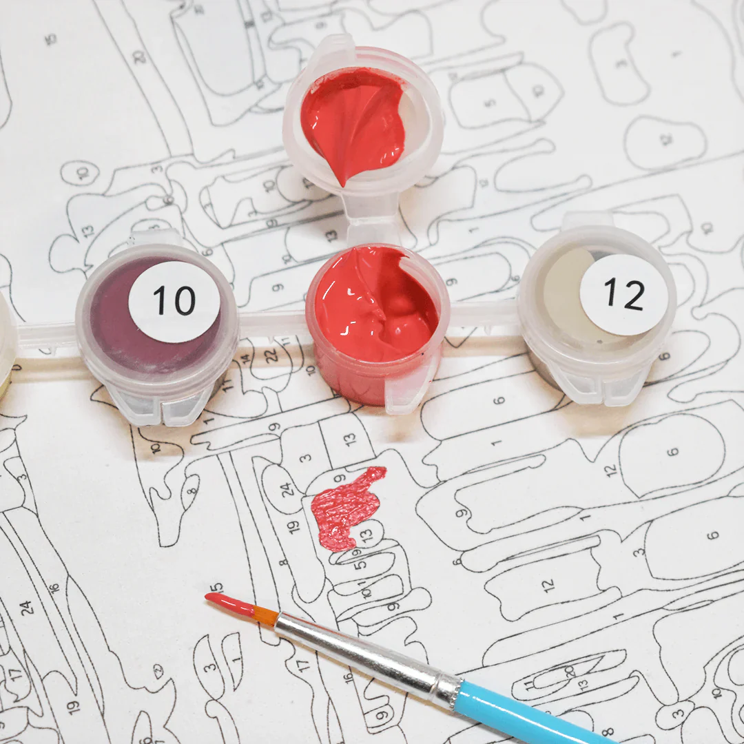 Painting the anime canvas with numbered colors