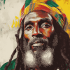 Rastafari African Man Diamond Painting